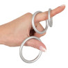 You2Toys Lot de 3 cockrings Silicone Thin Ring Gris